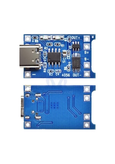 Tp4056 1a Lipo Li-on Pil Şarj Devresi Type C Sarj Korumalı