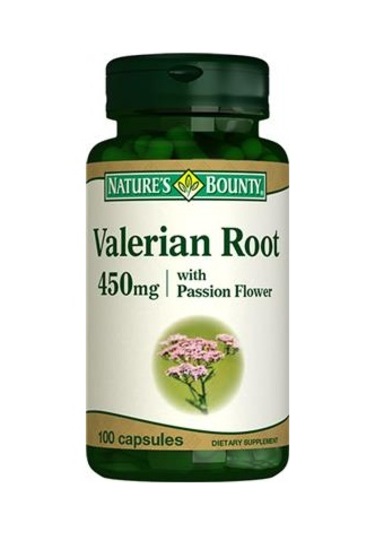 Natures Bounty Valerian Root 450 Mg With Passion Flower 100 Kapsü