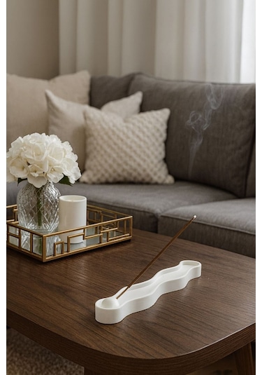 Taş Tozu Dekoratif Tütsülük Minimal & Estetik Tasarım