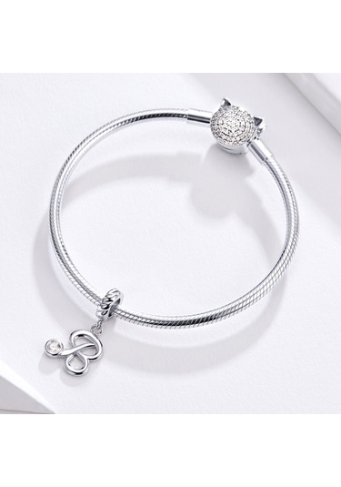 S925 Ayar Gümüş Kolye, Stil: P Çok Renkli