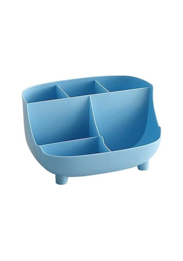 Pazly Suntek Ev Okul Kırtasiye 6 Izgaralı Masaüstü Organizer Açık Mavi Açık Mavi