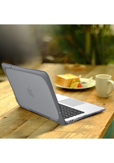 Ally Macbook Air 11.A1370.A1465 Standlı Koruyucu Kılıf Şeffaf