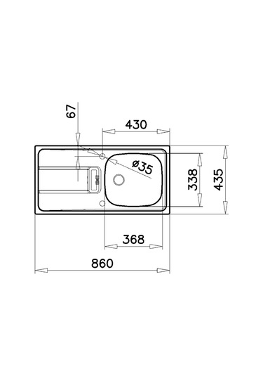 Teka Gravity 45 E- x n 1B 1D 1 Göz 1 Damlalıklı Paslanmaz Çelik Eviye - Mat Krom - 115120042