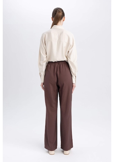 Defacto Relax Fit Pantolon B1548AX23HSBN166 Kahverengi