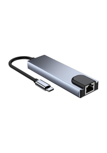Xuweiwei Type-c Hub Ethernet Hdmi Usb Aktarım Hızı Usb C Hub 5