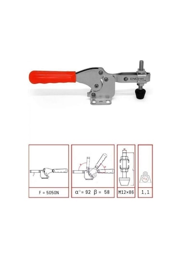 Enigma 1265 Y Yatay Pozisyon Yatay Taban Klemp