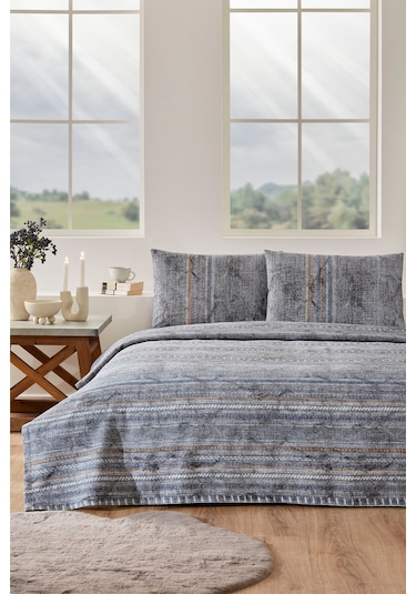 Özdilek Colorado Tek Kişilik Pike Takımı Mavi