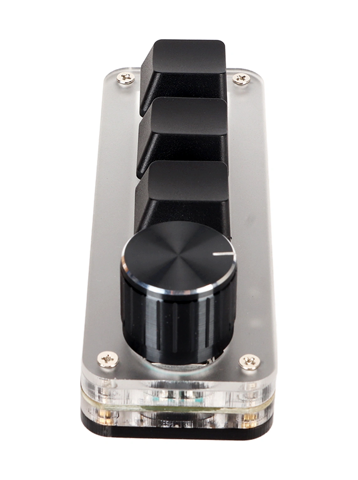 Vkemall Makro Klavye Usb Kablolu Kırmızı Switch Mekanik, Basılabilir Düğme Döndürücü, Özel Kısayol Tuşları, Oyun Ve Ofis İçin, Windows/linux/os X Desteği