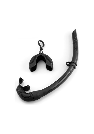 Neevoyu Siyah Silikon Katlanabilir Yetişkinler İçin Islak Solunum Borusu - As-600 Siyah