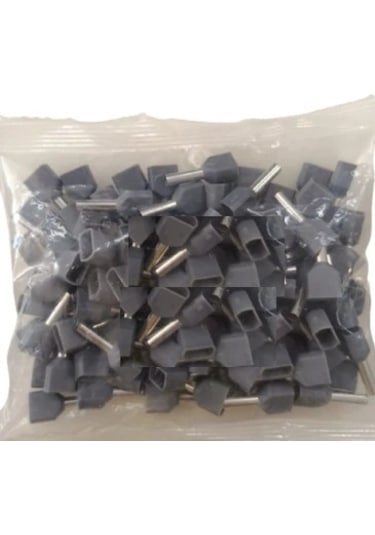 Cat Te2510 ,2x2.5mm/gri 200-adet Kablo Yüksük