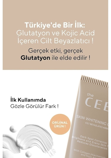 The Ceel Cilt Beyazlatıcı Krem 50 ML