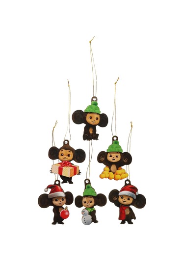 Mıland Ahşap Noel Ağacı Sarkıt Seti Yeni Yıl Cheburashka 277593332 Sevilen Kişi