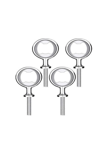 Ulzyvf Paslanmaz Çelik Bira Açacağı - Gümüş Düz, 4'lü Paket Gümüş