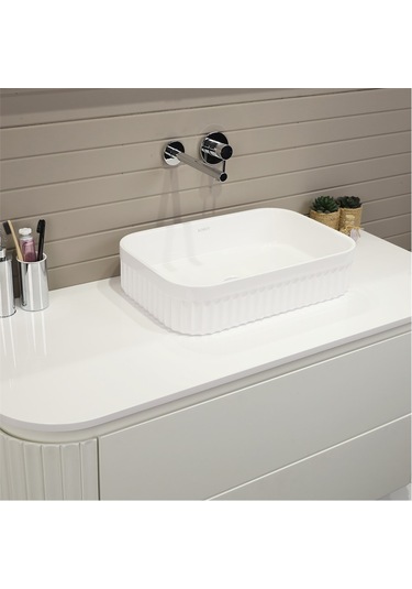 Kobos Gloria 100 Cm Banyo Dolabı Seti Bianco Beyaz