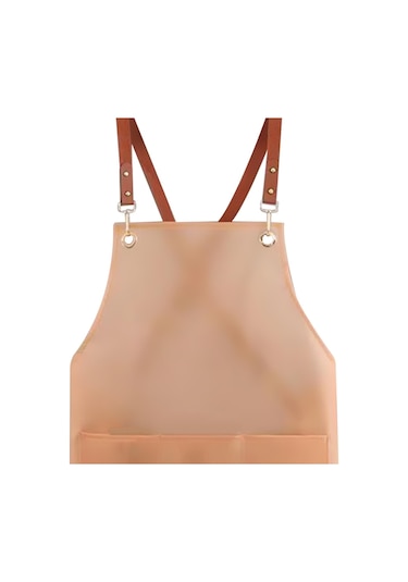 Suntek Magideal Pişirme Önlüğü Şef Barbekü Yağ Pembe-uzun-cep