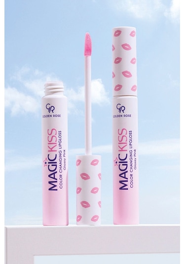 Golden Rose Magic Kiss Color Changing Lipgloss Pink