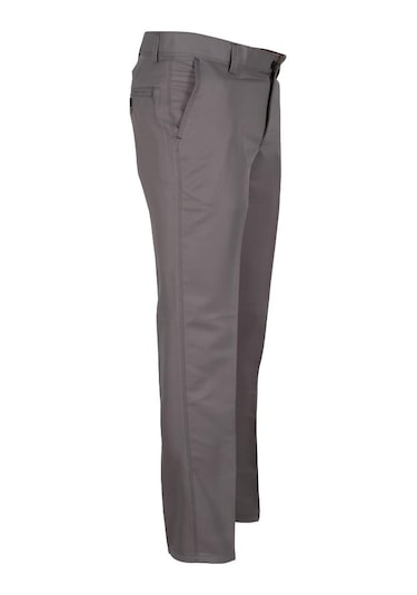 Erkek Keten Pantolon Klasik Normal Kesim Rar01157 Gri