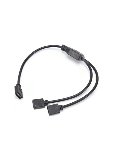 Rgb Şerit Led Çoklayıcı Splitter 4374P Tek Kumanda 2 Çıkış Ekleme