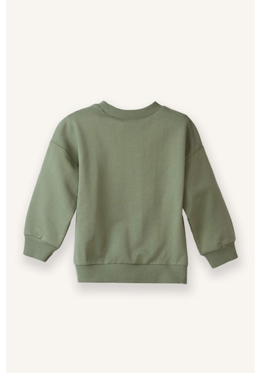 Defacto Erkek Bebek Bisiklet Yaka Basic Düz Sweatshirt A7343a526spkh434 Haki-kh434