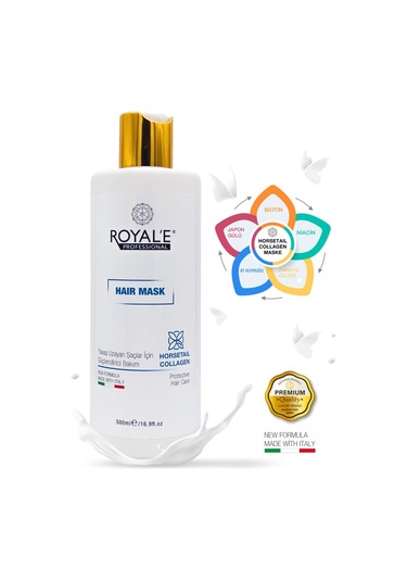 Royale Professional Horsetail Collagen Saç Maskesi 500 ML + Şampuan 500 ML + Tarak