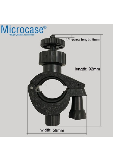 Microcase Aksiyon Kamera Vb Klipsli Bisiklet Gidon Tutucu Al2703