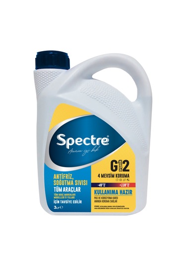 Spectre Mavi Antifiriz -40 Derece 3 Litre Spectre 3 Litre Mavi Antifriz N11.83