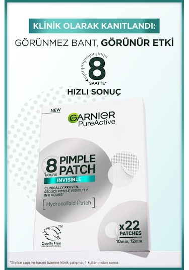 Pimple Patch 22'li Sivilce Bandı / Hidrokolloid Bant / Akne Karşıtı 22li Bant 8690595211459-10607