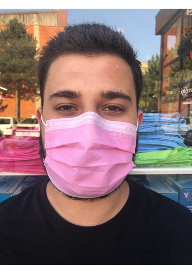 Soly Care Meltblown 3 Katlı Telli Ultrasonic Cerrahi Maske 50Adet