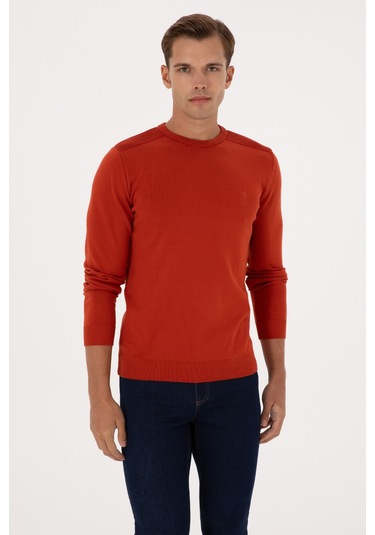 U.s. Polo Assn. Erkek Kiremit Kazak /triko 50307779-vr031 Kiremit