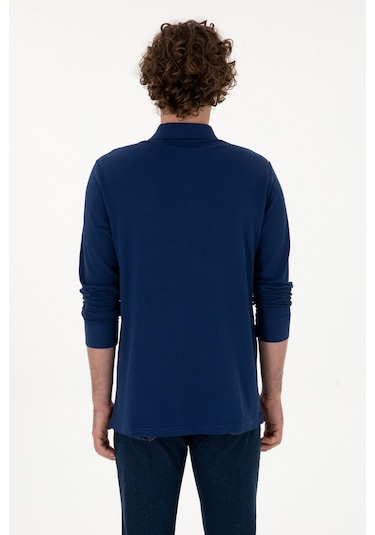 U.s. Polo Assn. Erkek İndigo Sweatshirt 50315941-vr028 İndigo