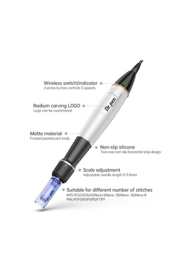 12 Pins X10 Adet Dr.pen Ultima A1 Elektrikli Mikro Iğneleme Cilt Bakım Seti Araçları Mts Derma Rulo Mezoterapi Otomatik Mikro Iğne Terapi Güzellik Cihazı Qvuhnt Çok Renkli
