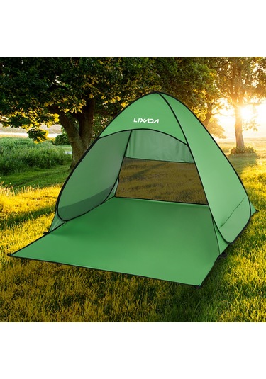 Lixada-otomatik Anında Açılır Plaj Çadırı Hafif Dış Y6911gr-2 Yeşil