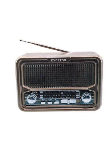 Everton RT-672 Bluetooth Şarjlı Solar Nostaljik Radyo
