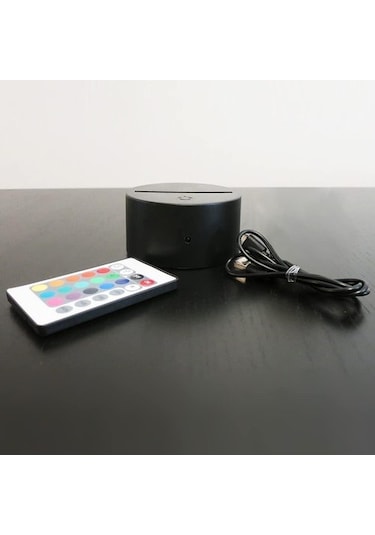 Szypzstore Basketbol Sporları Gece Işığı Masa Masa Lambası Spor Kaskı Led El Yapımı Uzaktan Kumandalı Kişiselleştirilmiş Büyük Hediye Sn2mcq Siyah