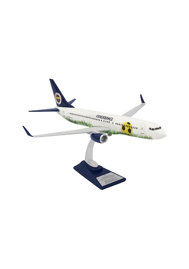 Zekupp Boeing 737-800 1/100 Ölçek Fenerbahçe Lisanslı Stadyum Tasarım Maket Uçak