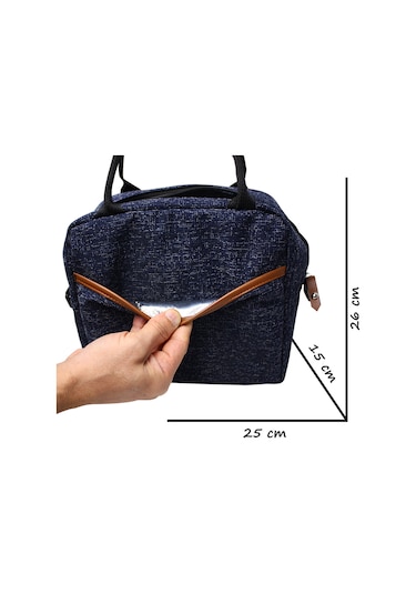 Stylo Food Bag Mama Ve Çok Amaçlı Yemek Taşıma Termos Çantası Puanlı Siyah