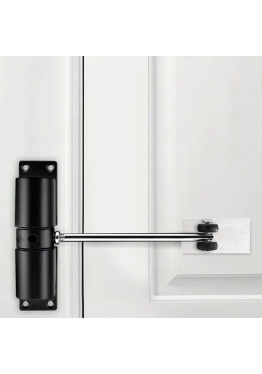 Basit Kapı Kapatıcı Ev Otomatik Menteşe Sessiz Kapatıcı Beyaz