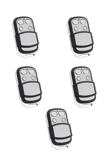 5 Adet - Akıllı Kodlanabilir Otopark Bariyer Garaj Kepenk Kumandası 433mhz