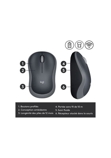 Logitech Kablosuz Optik Fare - M185