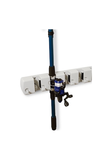 Morpanya Sihirli Tutamaç Fırça Tutucu Mop Paspas Askısı Organizer Duvar Askı Aparatı Çok Renkli