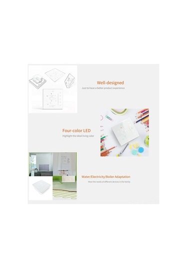 Pazly Siyah Bht-006gclw Kazan Isıtma Termostat: Wifi, Dokunmatik, Akıllı Uygulama, Alexa & Google Home Desteği