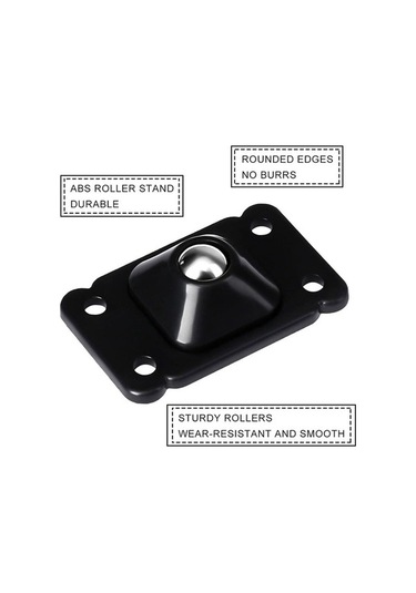 Flybuy 16 Adet Evrensel Mini Döner Tekerlek - 360 Derece Paslanmaz Çelik, Kendinden Yapışkanlı, Sessiz, Dayanıklı, Kolay Kurulum, Mutfak Ve Ofis İçin -