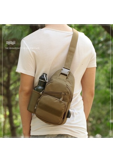 Willowhaven Çok Renkli Naylon Dayanıklı Tek Omuz Usb Portlu Göğüs Çantası, 310x180x80mm, Hafif Ve Pratik Outdoor Taktik Çanta Çok Renkli