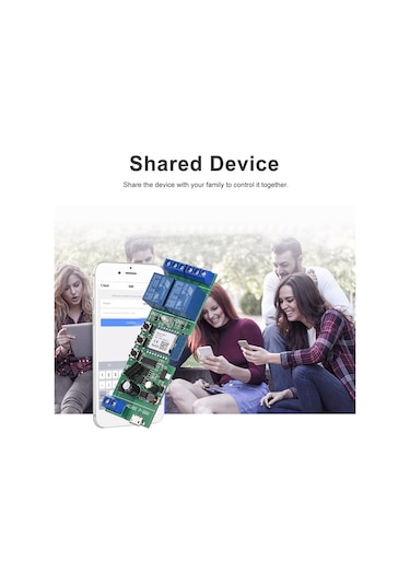 Geeksen Tuya 2 Kanal Wifi Röle Modülü - Alexa Ve Google Home Uyumlu Zamanlama Fonksiyonlu Akıllı A