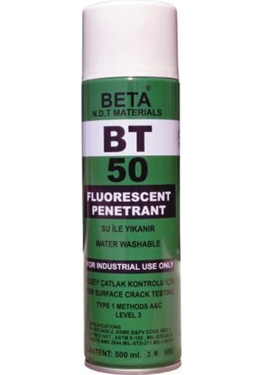 Beta Bt-50 Fluorescent Penetrant Sprey