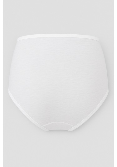 Kadın Pamuklu Likralı Hamile Lohusa Külot Beyaz Kompedan K23582-beyaz Beyaz