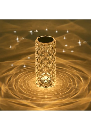 Kristal Led Kumandalı Ve Dokunmatik Masa Lambası Diğer