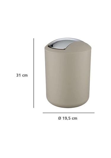 2'li Çöp Kovası Bej Brasil Model 18 X 15 - 31 X 19,5