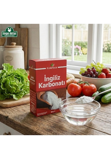 İngiliz Karbonatı 200 Gr - Saf Sodyum Bikarbonat