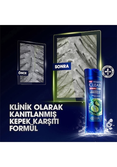 Clear Maksimum Ferahlık Kepeğe Karşı Etkili Şampuan 3 x 350 ML